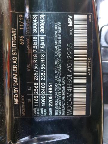 2020 MERCEDES-BENZ GLB 250 4MATIC WDC4M4HB0LW012955