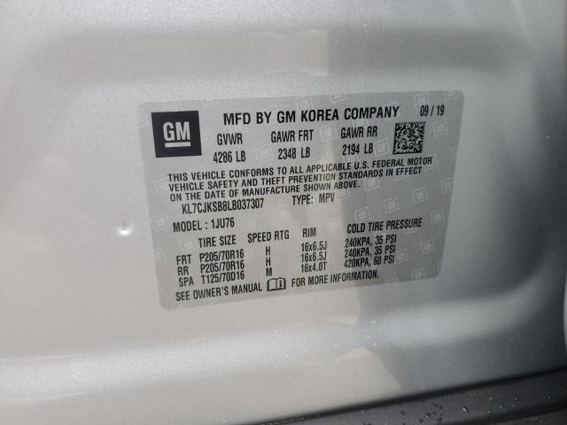 2020 CHEVROLET TRAX LS #3301767405