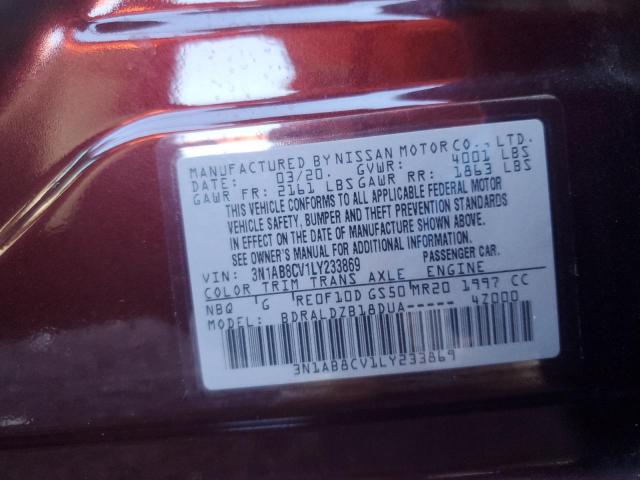 2020 NISSAN SENTRA SV - 3N1AB8CV1LY233869