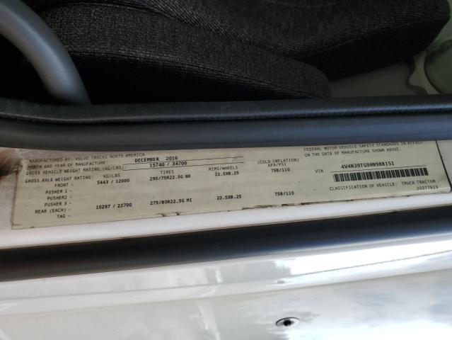 2017 VOLVO VN VNL #3296330435