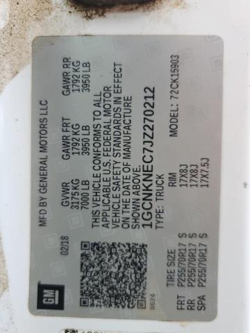 2018 CHEVROLET SILVERADO #3291409178