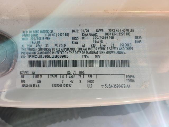 2020 FORD ESCAPE TIT - 1FMCU9J95LUB08965