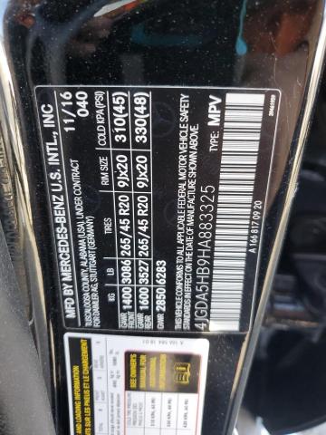 2017 MERCEDES-BENZ GLE 350 4MATIC 4JGDA5HB9HA883325