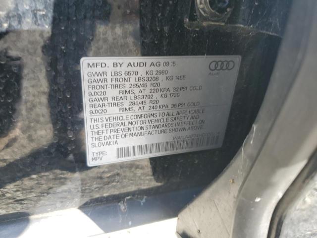 2017 AUDI Q7 PREMIUM - WA1LAAF74HD000974