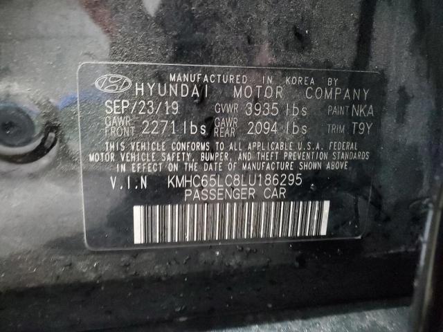 2020 HYUNDAI IONIQ BLUE #3296217453