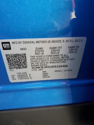 2024 CHEVROLET BLAZER 3LT - 3GNKBJRS1RS150466