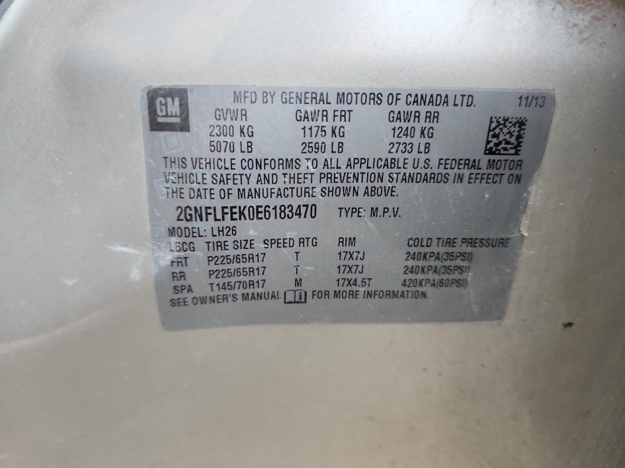 CHEVROLET EQUINOX LT