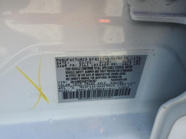 2025 NISSAN SENTRA SV 3N1AB8CV4SY294387