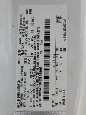 2019 FORD F350 SUPER DUTY #3291474955