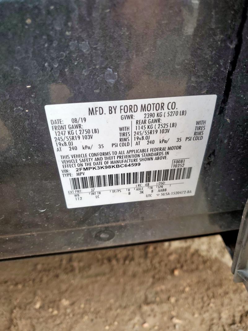 2019 FORD EDGE TITAN #3286712311