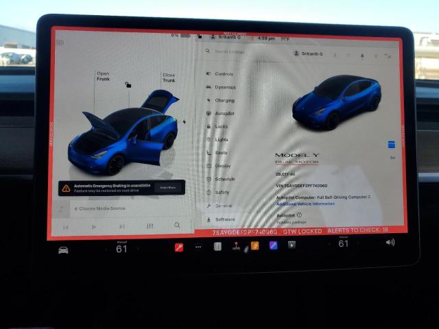 2023 TESLA MODEL Y - 7SAYGDEF2PF740960