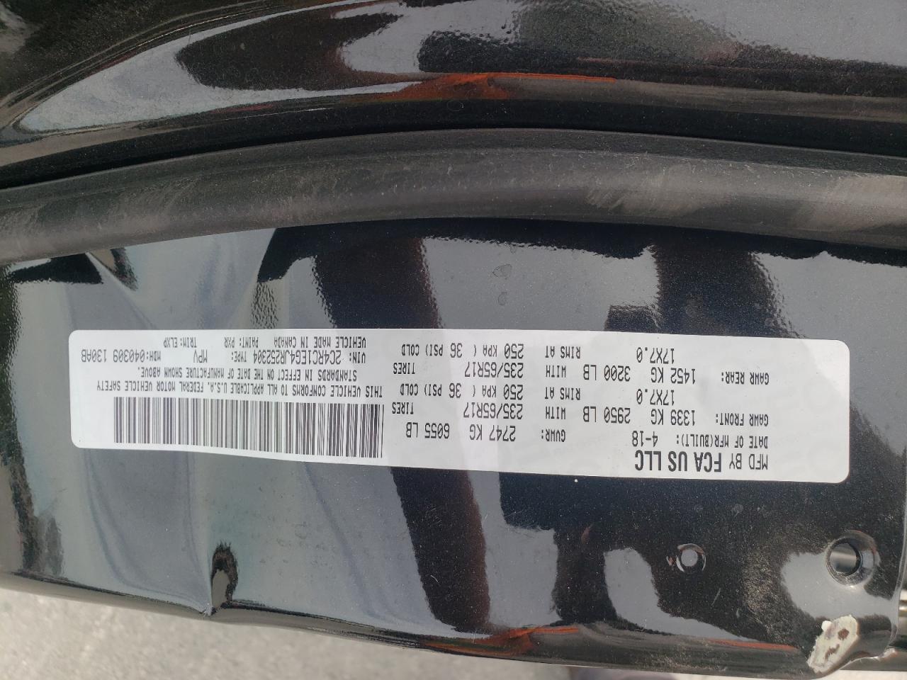 CHRYSLER PACIFICA TOURING L PLUS