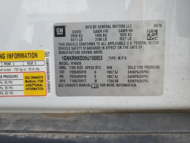 2017 CHEVROLET TRAVERSE L #3280639416