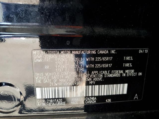 2019 TOYOTA RAV4 XLE #3302928637