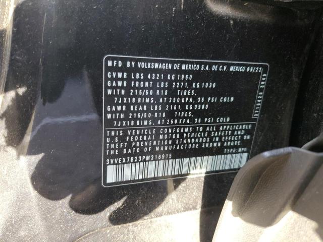 2023 VOLKSWAGEN TAOS SE - 3VVEX7B23PM316915