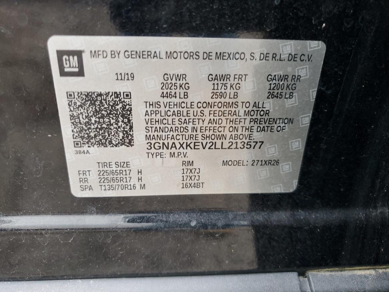 CHEVROLET EQUINOX LT