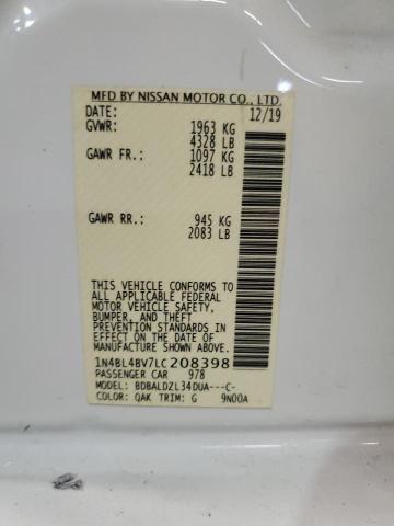 2020 NISSAN ALTIMA S - 1N4BL4BV7LC208398