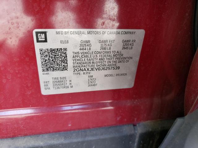 2018 CHEVROLET EQUINOX LT #3292515684