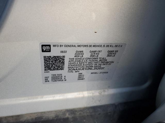 2022 CHEVROLET EQUINOX LT #3296366134