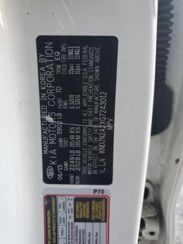 2016 KIA SOUL KNDJN2A2XG7243012