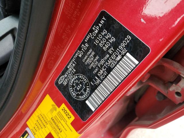 2015 HYUNDAI ACCENT GS KMHCT5AE6FU199029