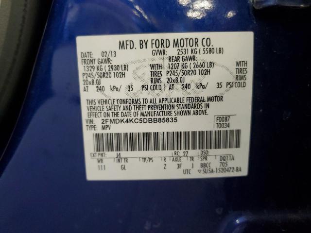 2013 FORD EDGE LIMITED #3271750659