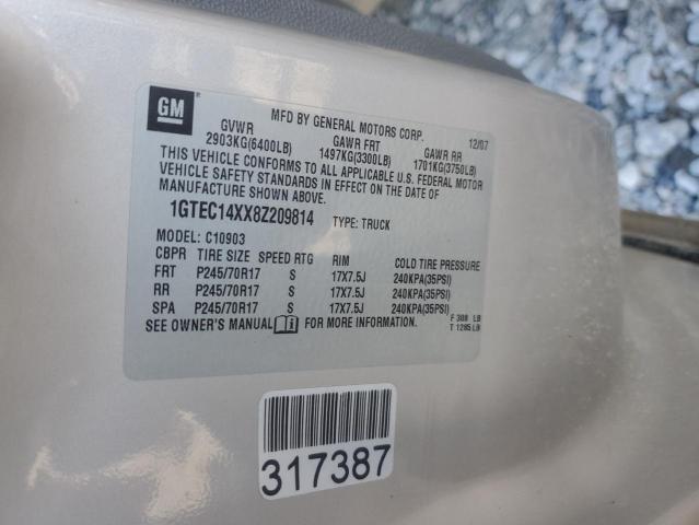 2008 GMC SIERRA C15 #3284880027