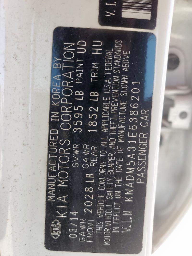 2014 KIA RIO LX - KNADM5A31E6386201