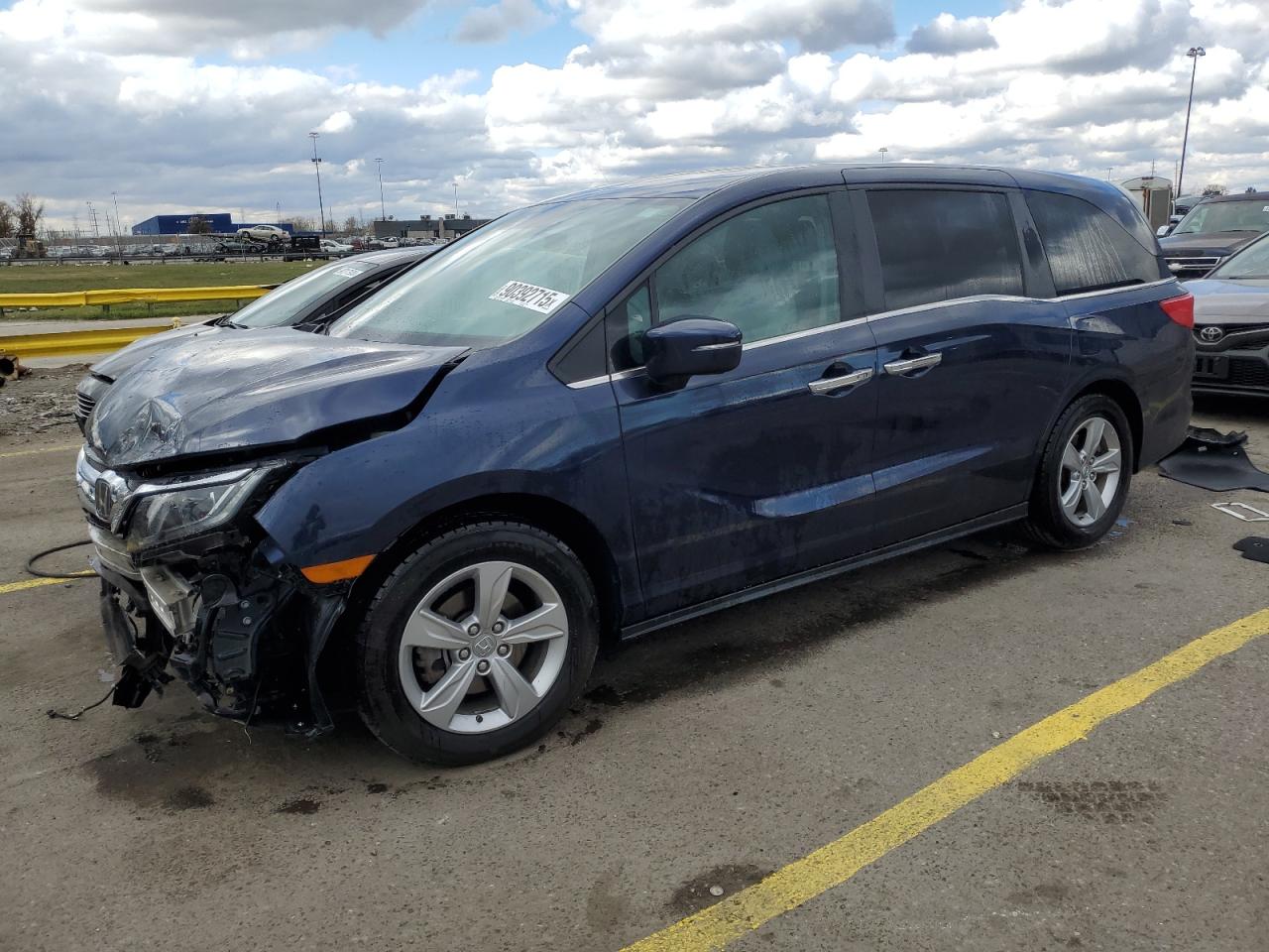 Lot #3297079516 2019 HONDA ODYSSEY EX