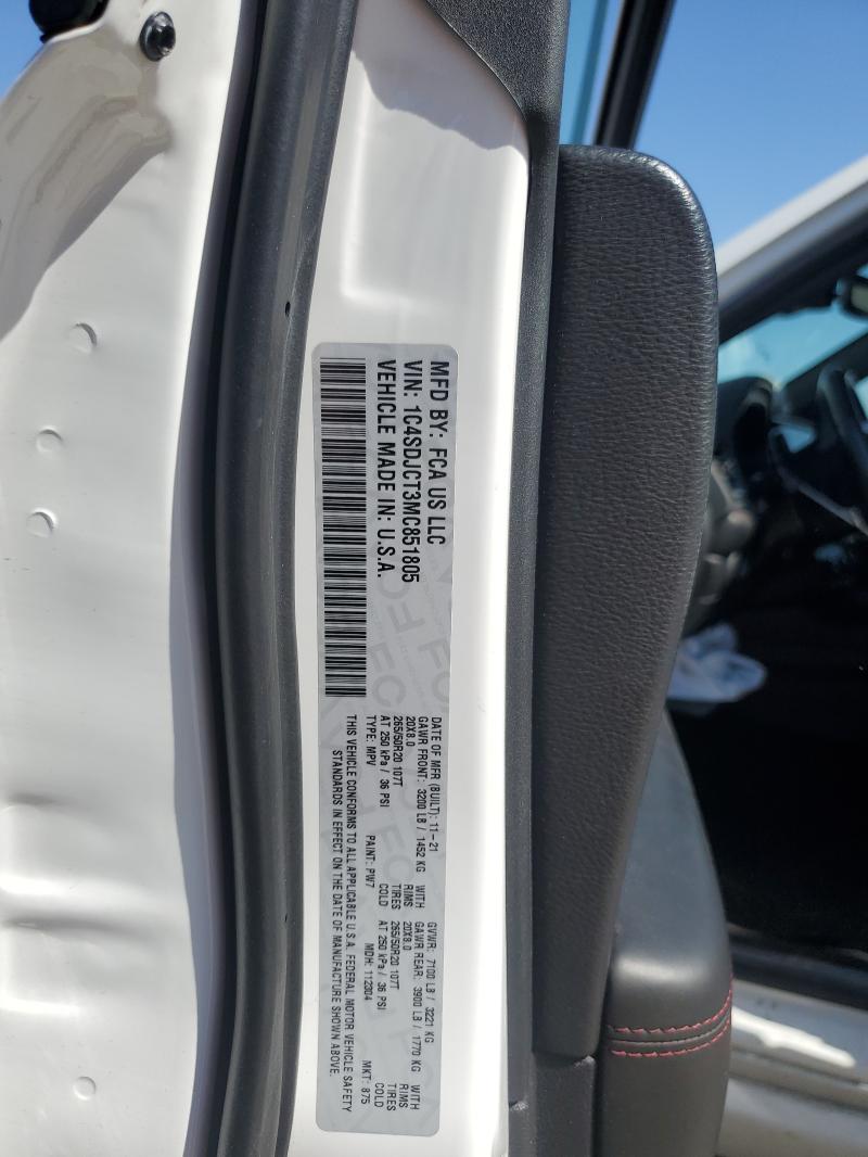 2021 DODGE DURANGO R/ #3297315426