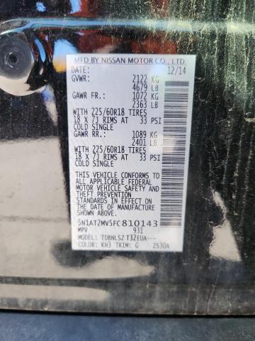 2015 NISSAN ROGUE S - 5N1AT2MV5FC810143