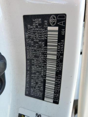 2018 TOYOTA COROLLA L - 2T1BURHE8JC042859