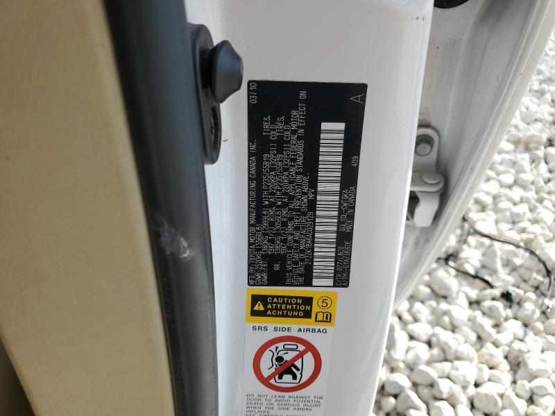 2010 LEXUS RX 350 - 2T2ZK1BA6AC029129