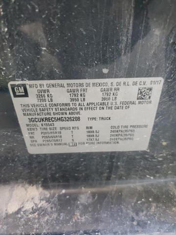 2017 CHEVROLET SILVERADO #3286567182