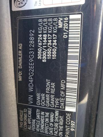 2016 MERCEDES-BENZ METRIS #3305565064