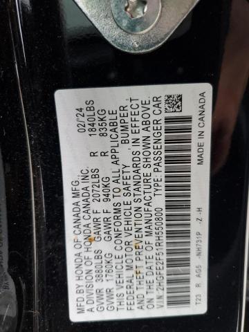 2024 HONDA CIVIC SPOR #3308217194