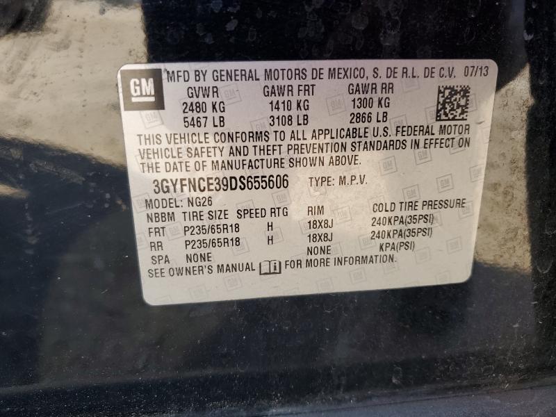 2013 CADILLAC SRX LUXURY - 3GYFNCE39DS655606