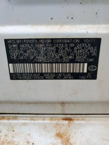 2012 LEXUS IS 250 #3284022842