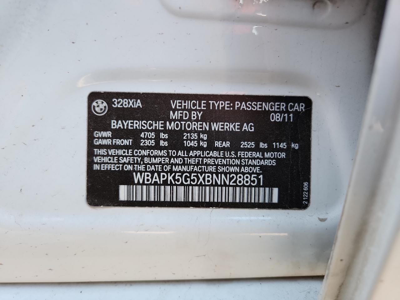 BMW 3 SERIES XI SULEV