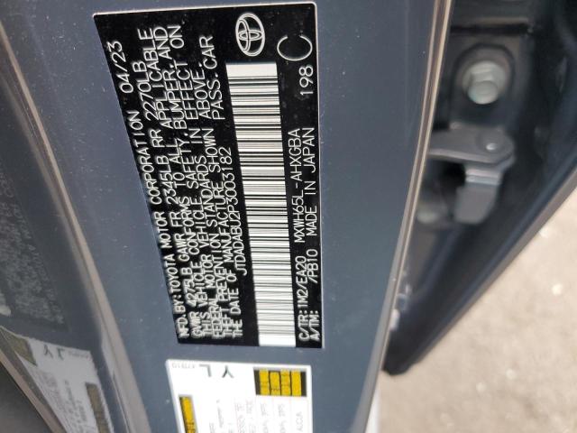 2023 TOYOTA PRIUS LE JTDADABU2P3003182