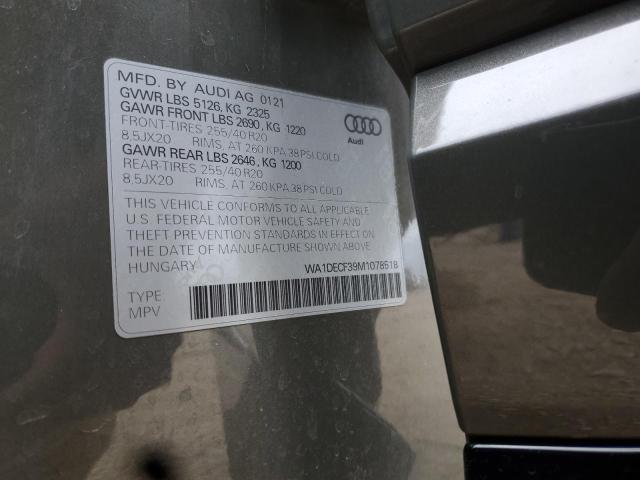 2021 AUDI Q3 PREMIUM - WA1DECF39M1078518