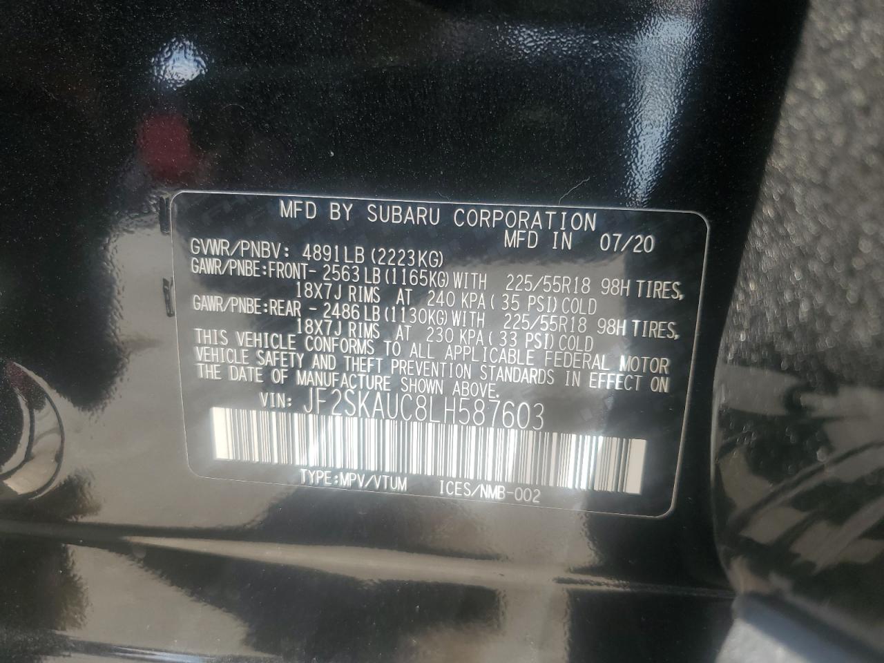 SUBARU FORESTER LIMITED