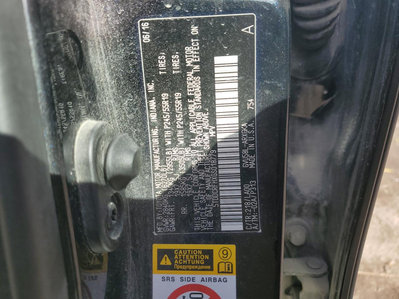 TOYOTA HIGHLANDER HYBRID LIMITED