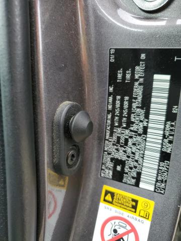 2019 TOYOTA HIGHLANDER HYBRID 5TDJGRFH1KS060743