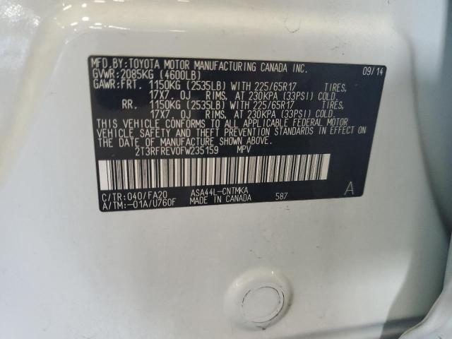 2015 TOYOTA RAV4 XLE - 2T3RFREV0FW235159