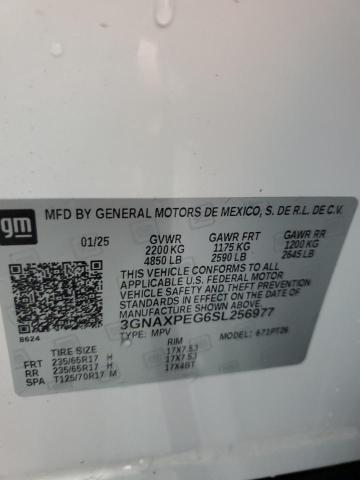 2025 CHEVROLET EQUINOX LT - 3GNAXPEG6SL256977