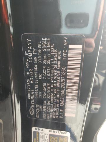 2019 HYUNDAI TUCSON LIM KM8J33AL2KU876260