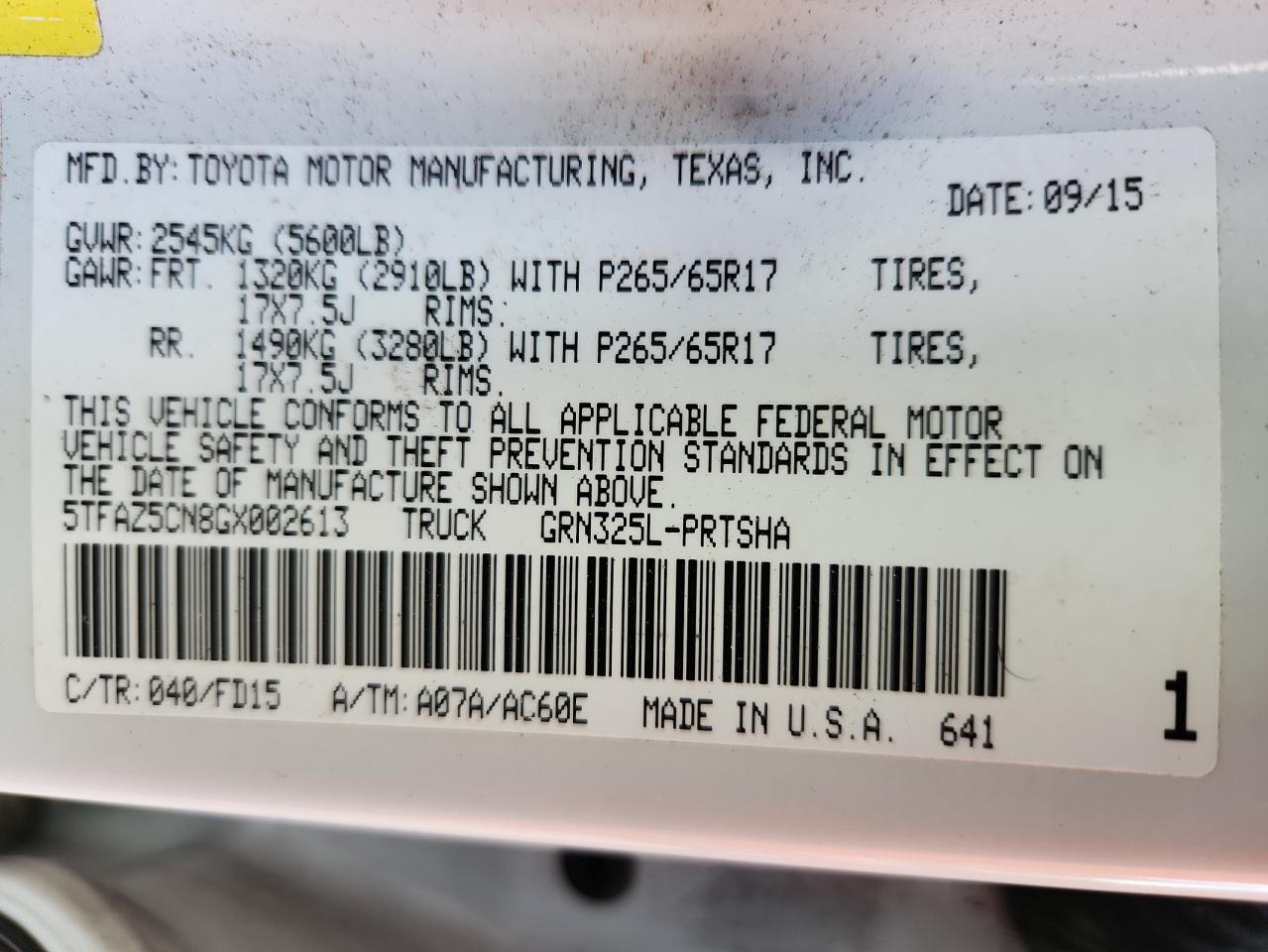 TOYOTA TACOMA DOUBLE CAB