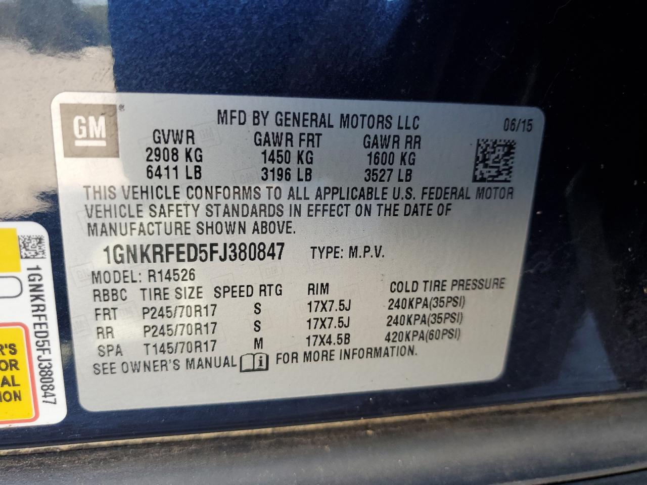 CHEVROLET TRAVERSE LS