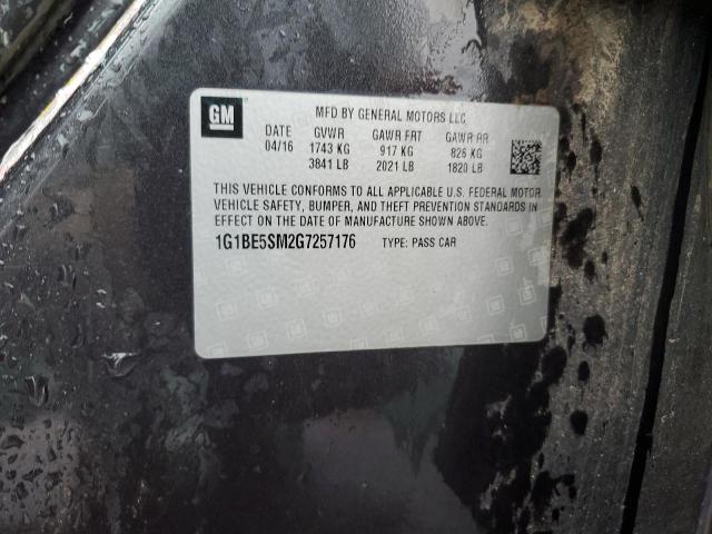 2016 CHEVROLET CRUZE LT #3283987806